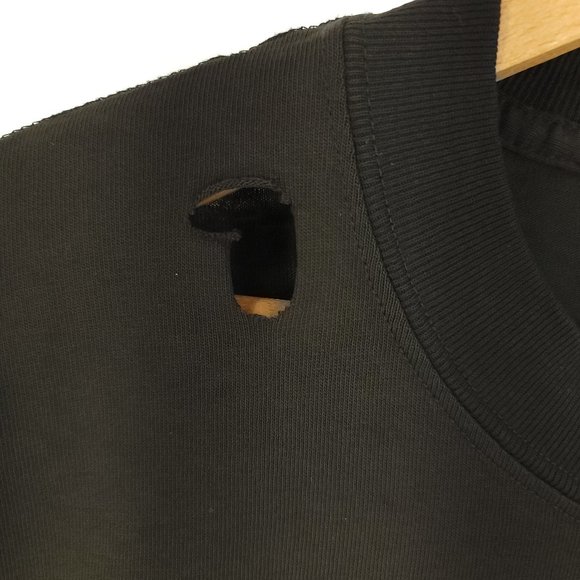 Vtg Budweiser Lizards Gildan Graphic T-Shirt Large Black Distressed DRY ROT - Picture 4 of 12